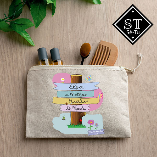 Necessaire Melhor Auxiliar do Mundo Baner